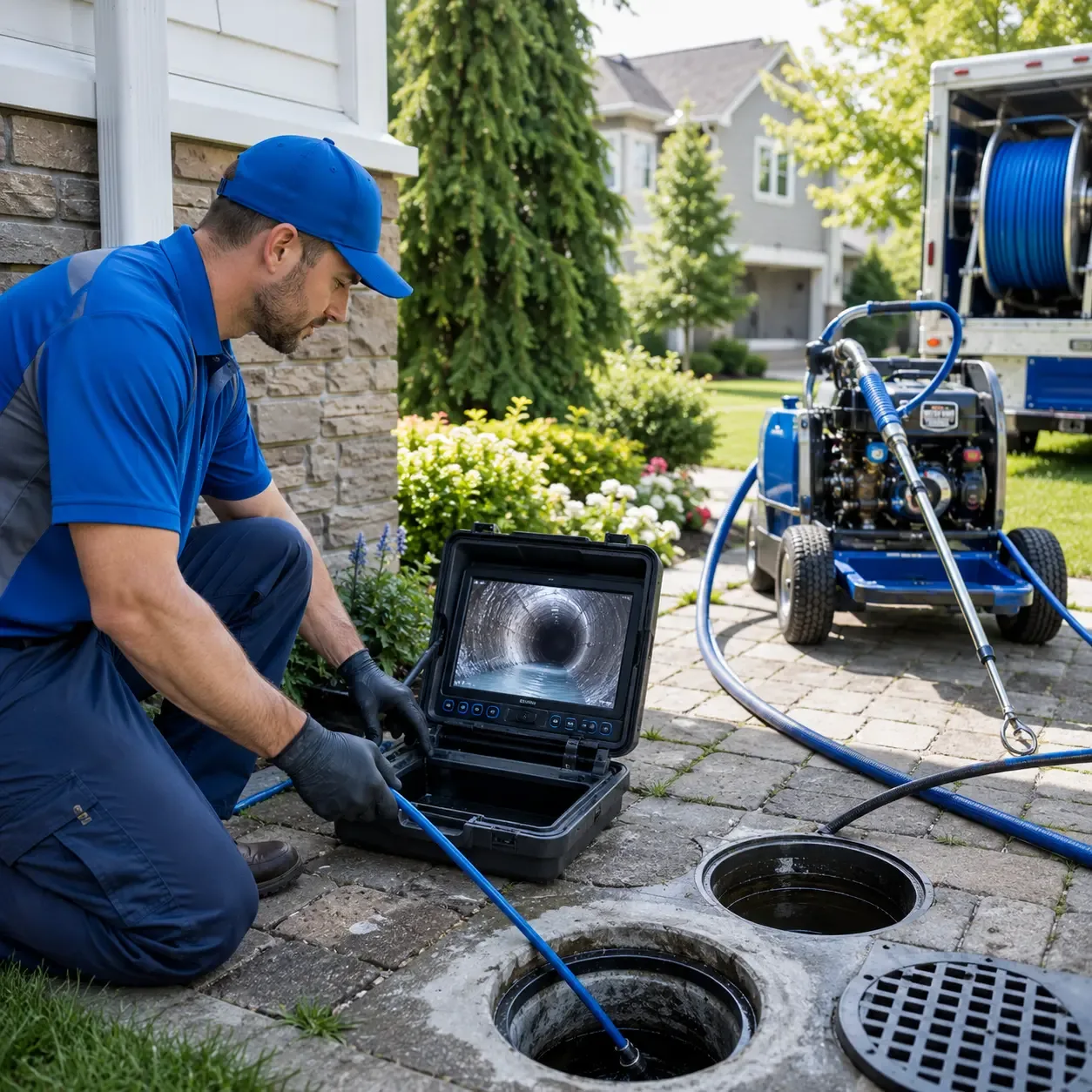Outdoor drain cleaning professionals serving Pompeii, MI